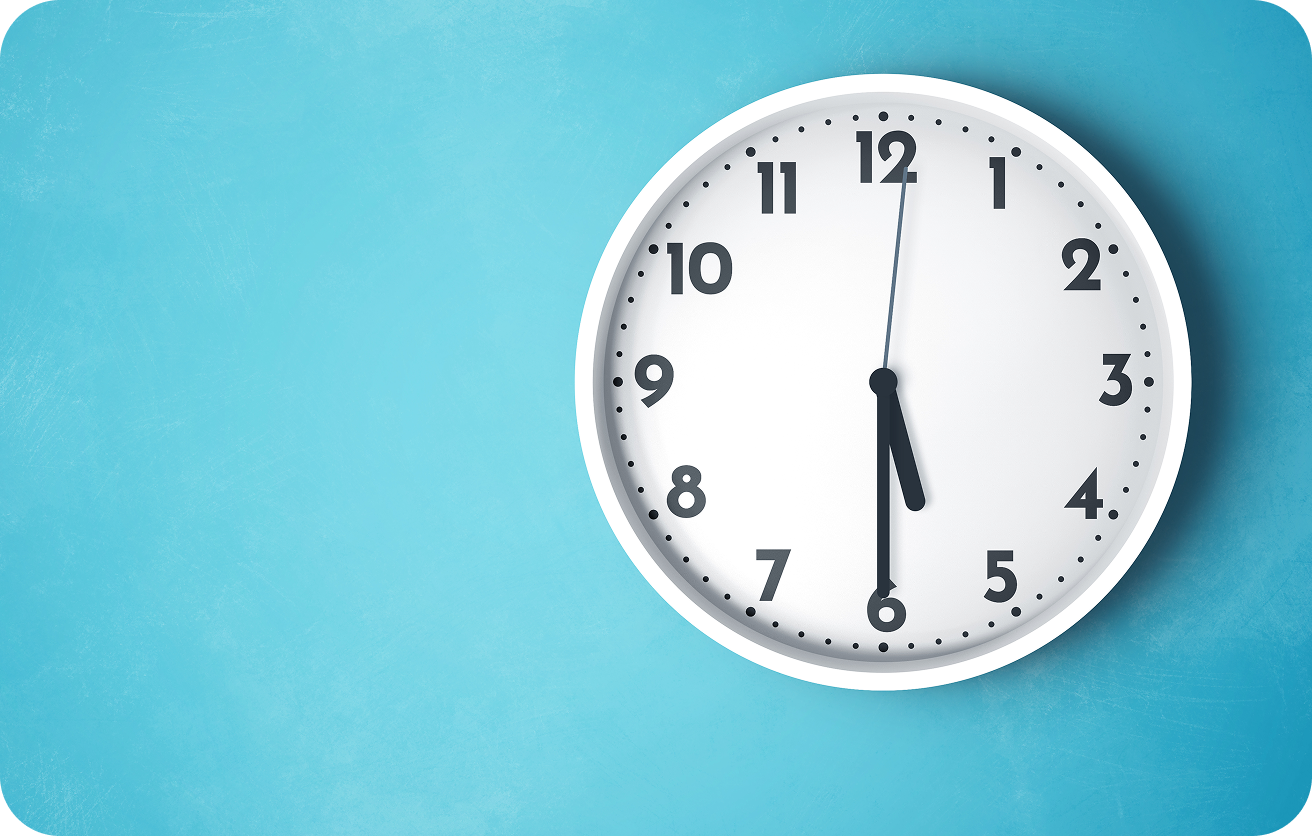17時半終業