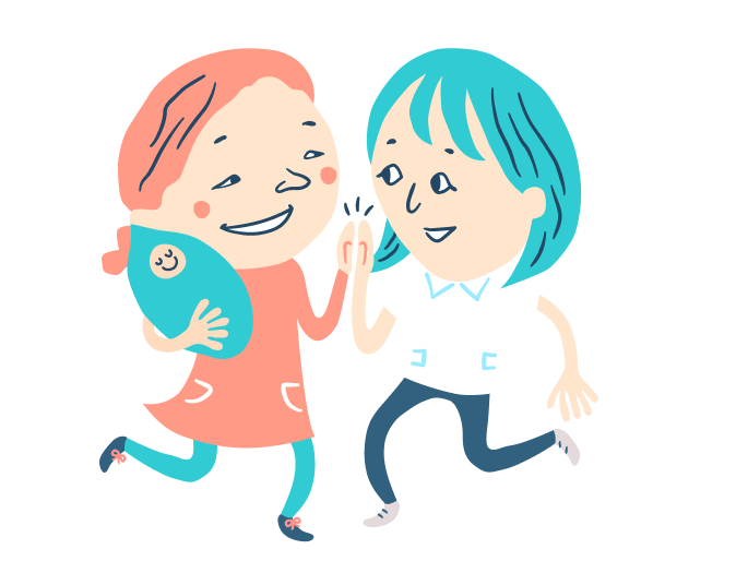 スタッフのイラスト