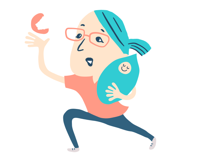 スタッフのイラスト