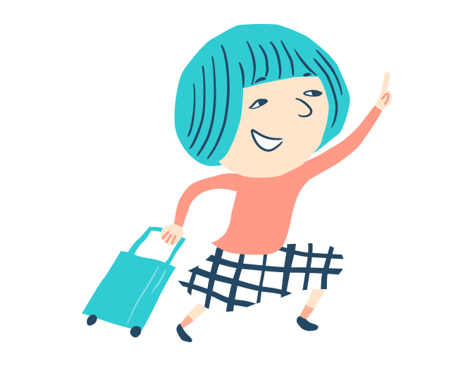 スタッフのイラスト