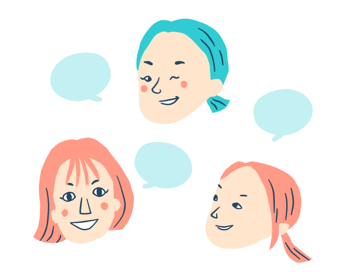 スタッフのイラスト